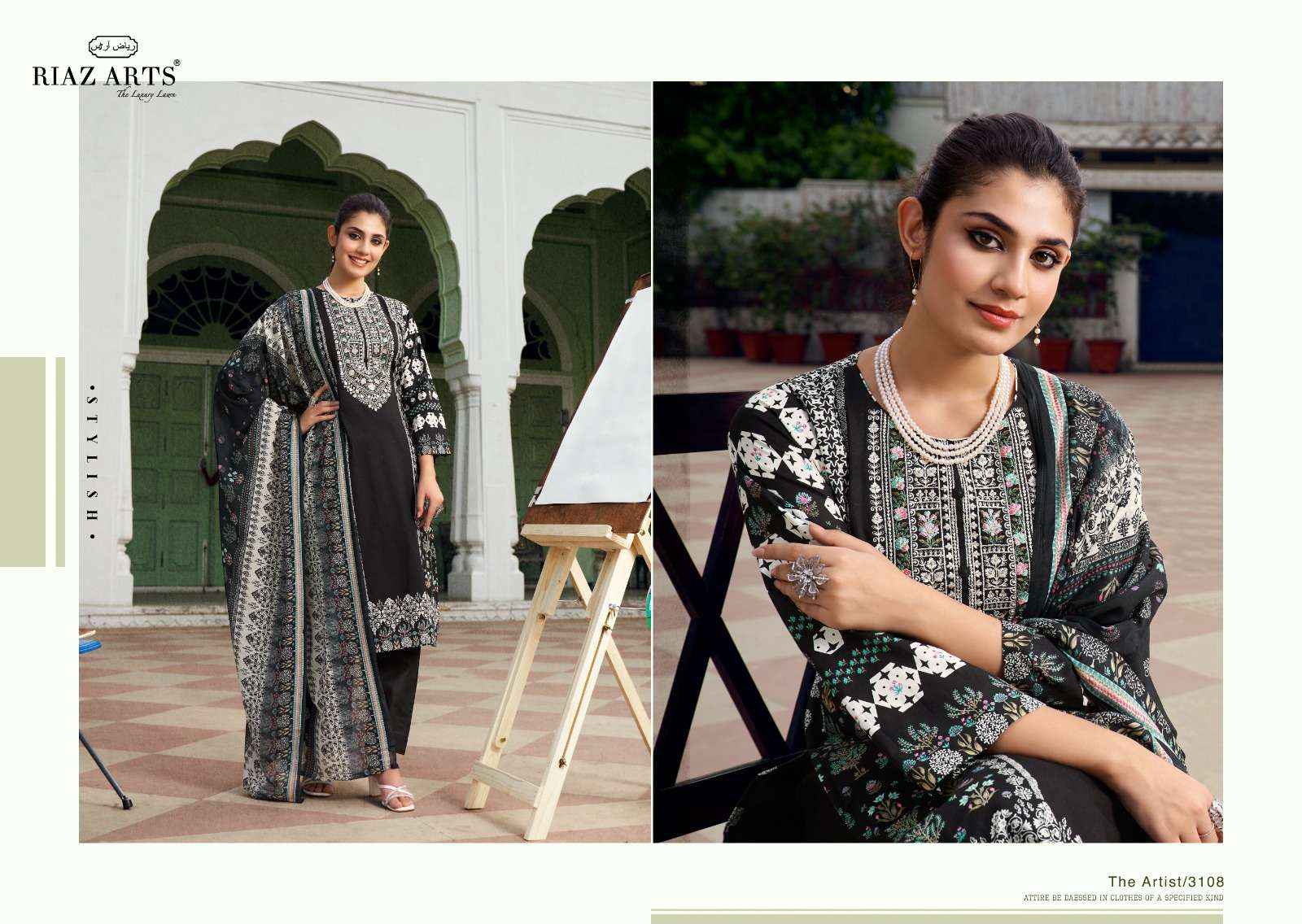 Riaz Arts The Artist Exclusive Fancy Karachi Dress Material ( 8 Pcs Catalog )
