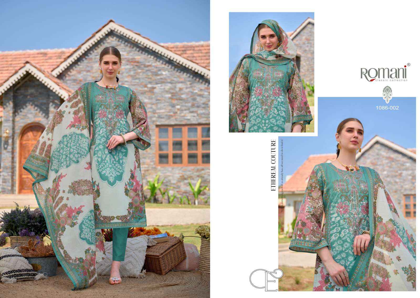 ROMANI AARZU VOL 3 COTTON DIGITAL PRINT SALWAR SUITS ( 8 PCS CATALOG )