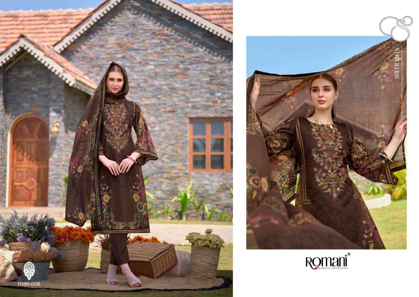 ROMANI AARZU VOL 3 COTTON DIGITAL PRINT SALWAR SUITS ( 8 PCS CATALOG )