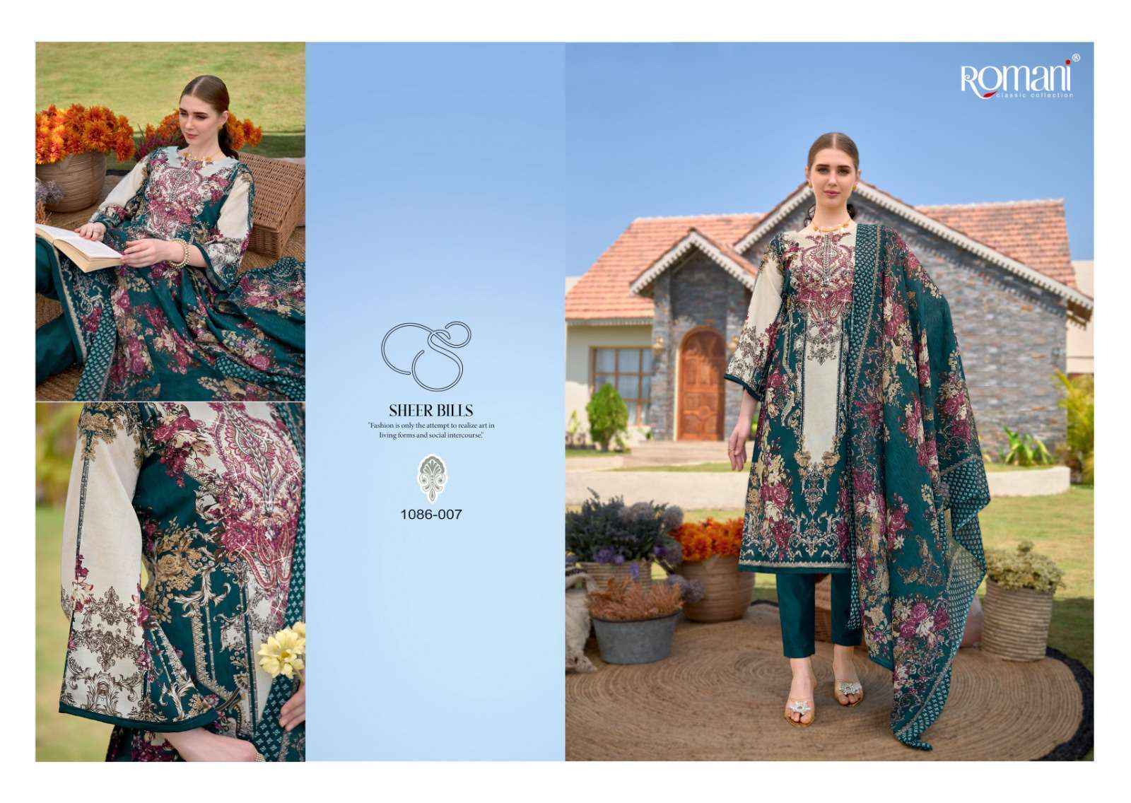 Romani Aarzu Vol 3 Soft Cotton Exclusive Salwar Kameez Catalog Wholesales ( 8 pcs catalog )