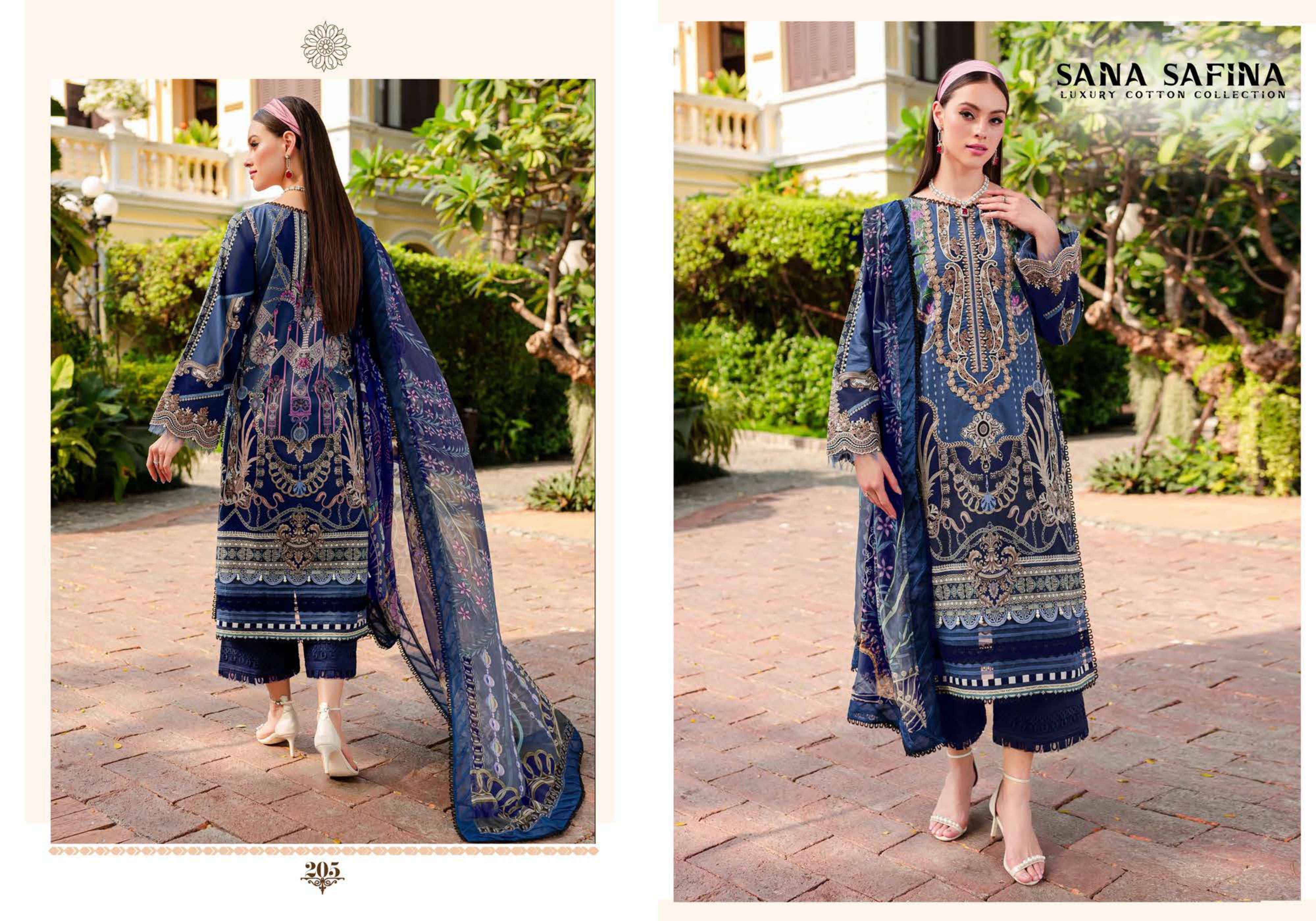 SANA SAFINA VOL 2 COTTON DIGITAL KARACHI PRINT SUIT ( 6PCS CATALOG )