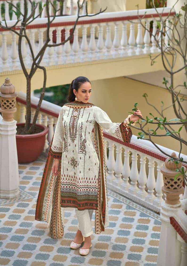 Shraddha Bin Saeed Lawn Collection Vol 9 Pakistani Catalog ( 4 Pcs Catalog )