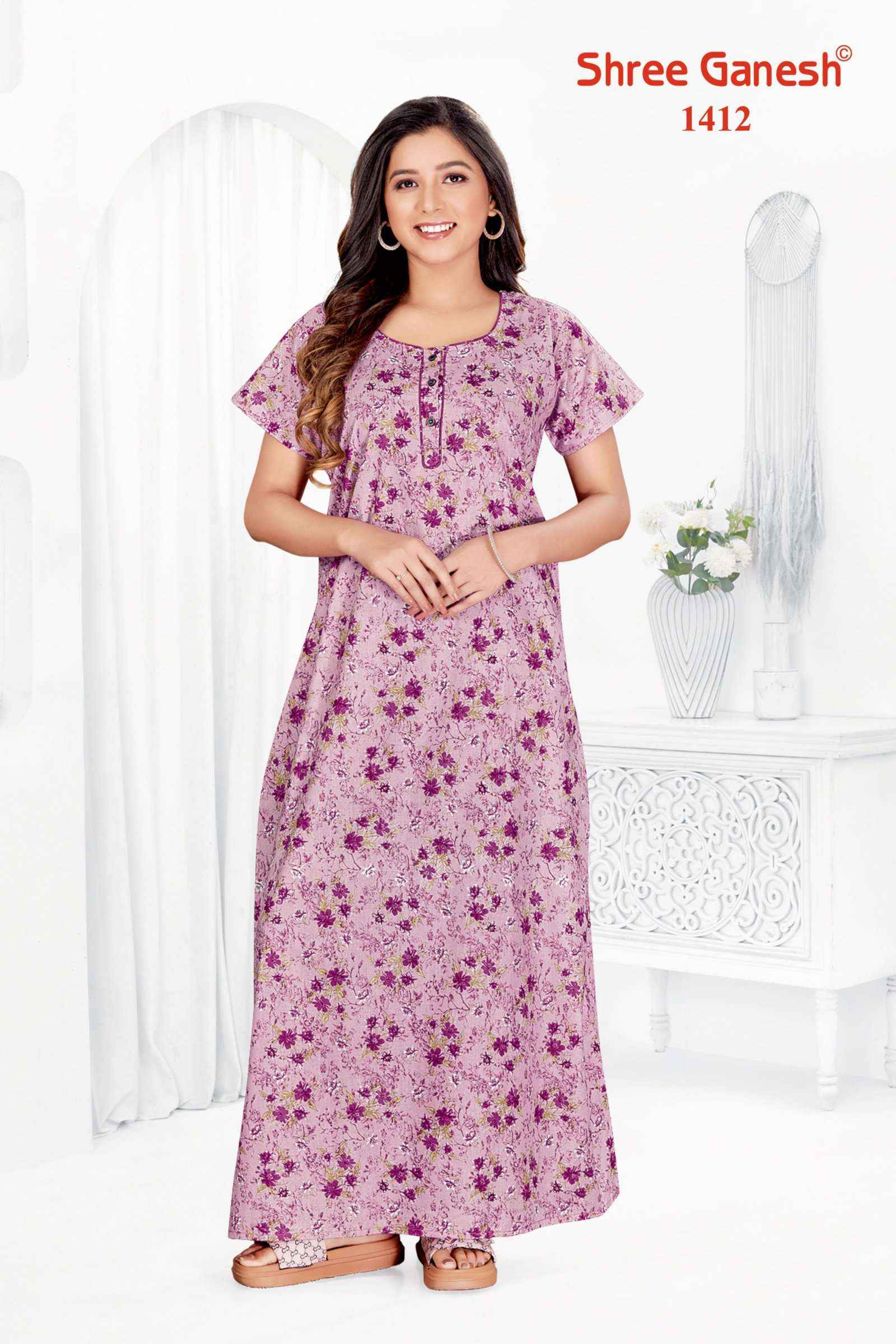 SHREE GANESH KALKI VOL 1 LADIES NIGHTY GOWN ( 25 PCS CATALOG )