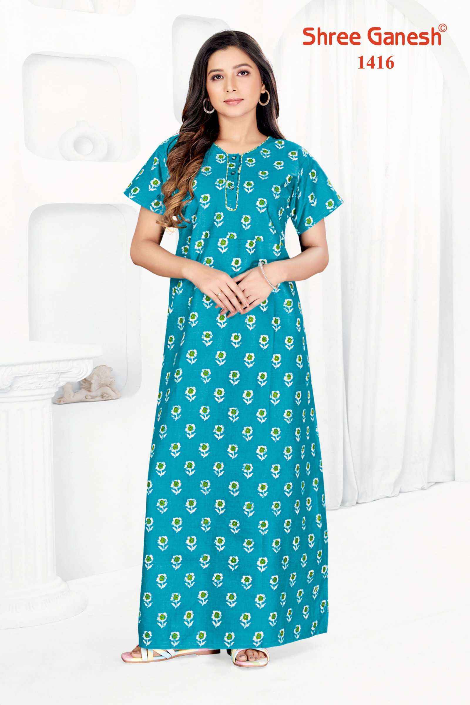 SHREE GANESH KALKI VOL 1 LADIES NIGHTY GOWN ( 25 PCS CATALOG )