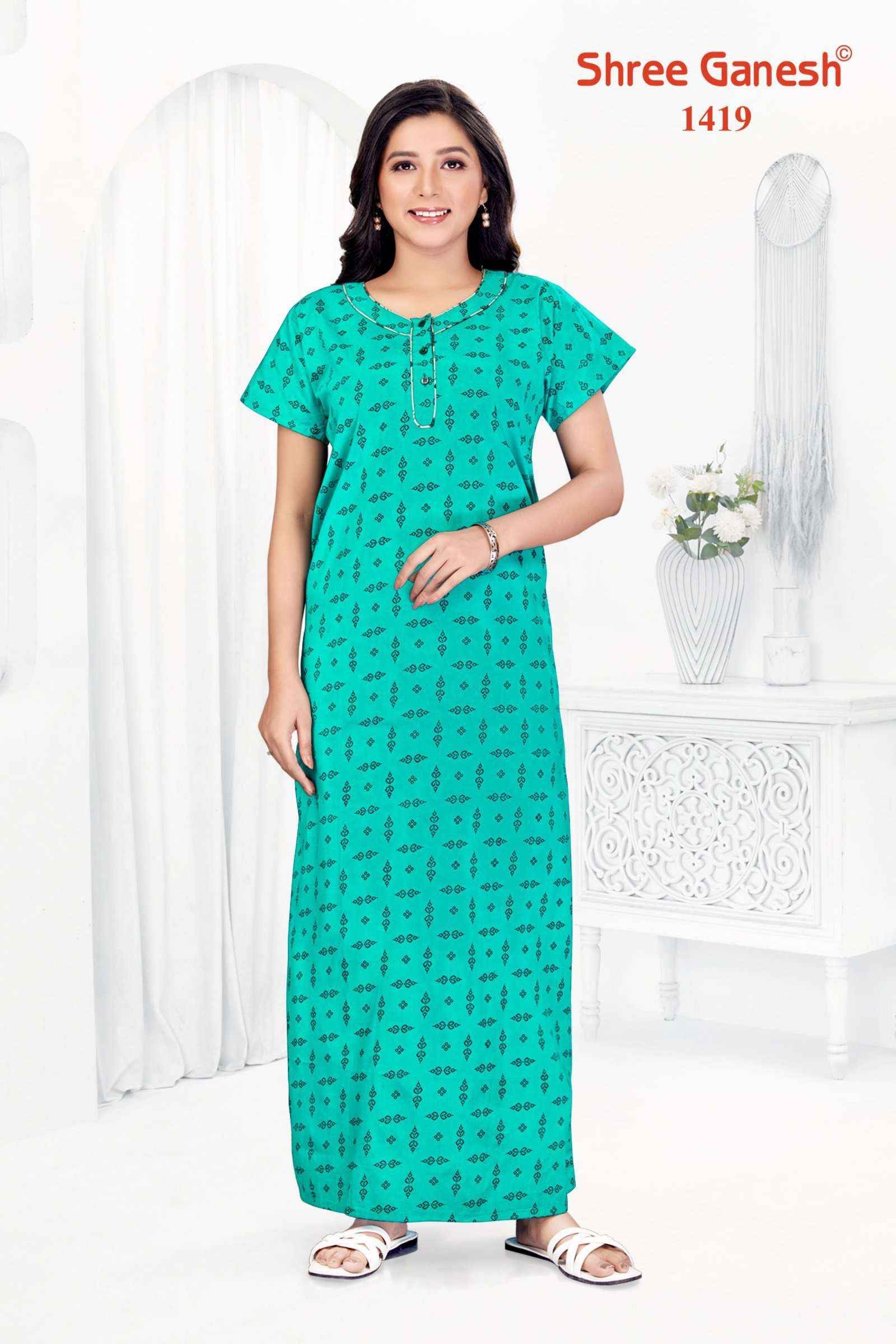 SHREE GANESH KALKI VOL 1 LADIES NIGHTY GOWN ( 25 PCS CATALOG )