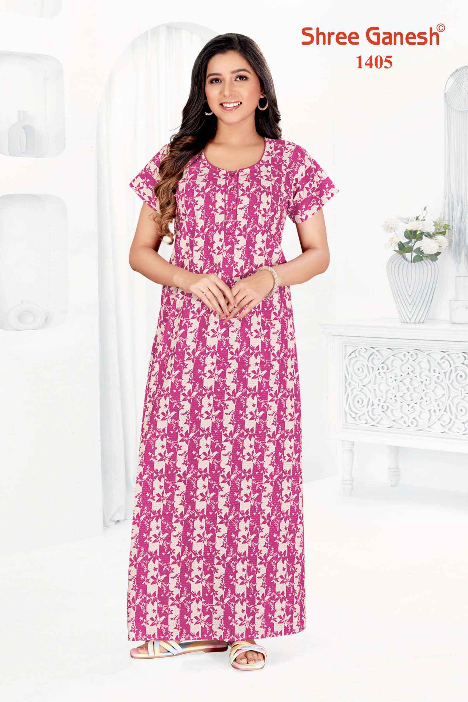 SHREE GANESH KALKI VOL 1 LADIES NIGHTY GOWN ( 25 PCS CATALOG )