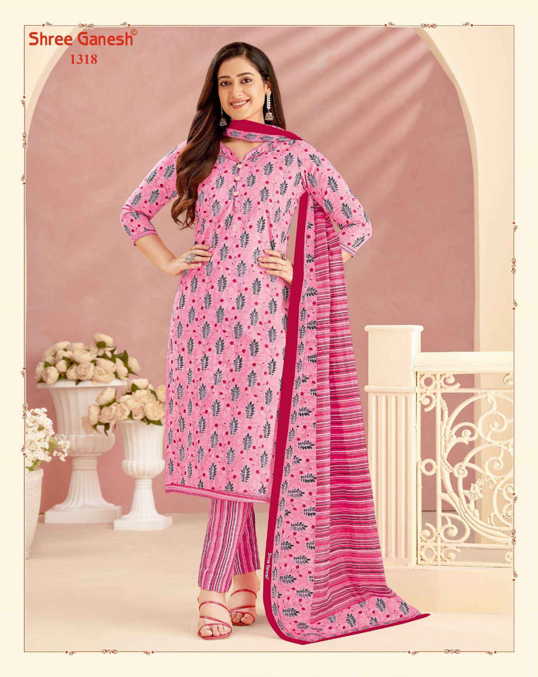 SHREE GANESH VAANI VOL 3 JAIPURI PURE COTTON DRESS MATERIAL ( 20 PCS CATALOG )