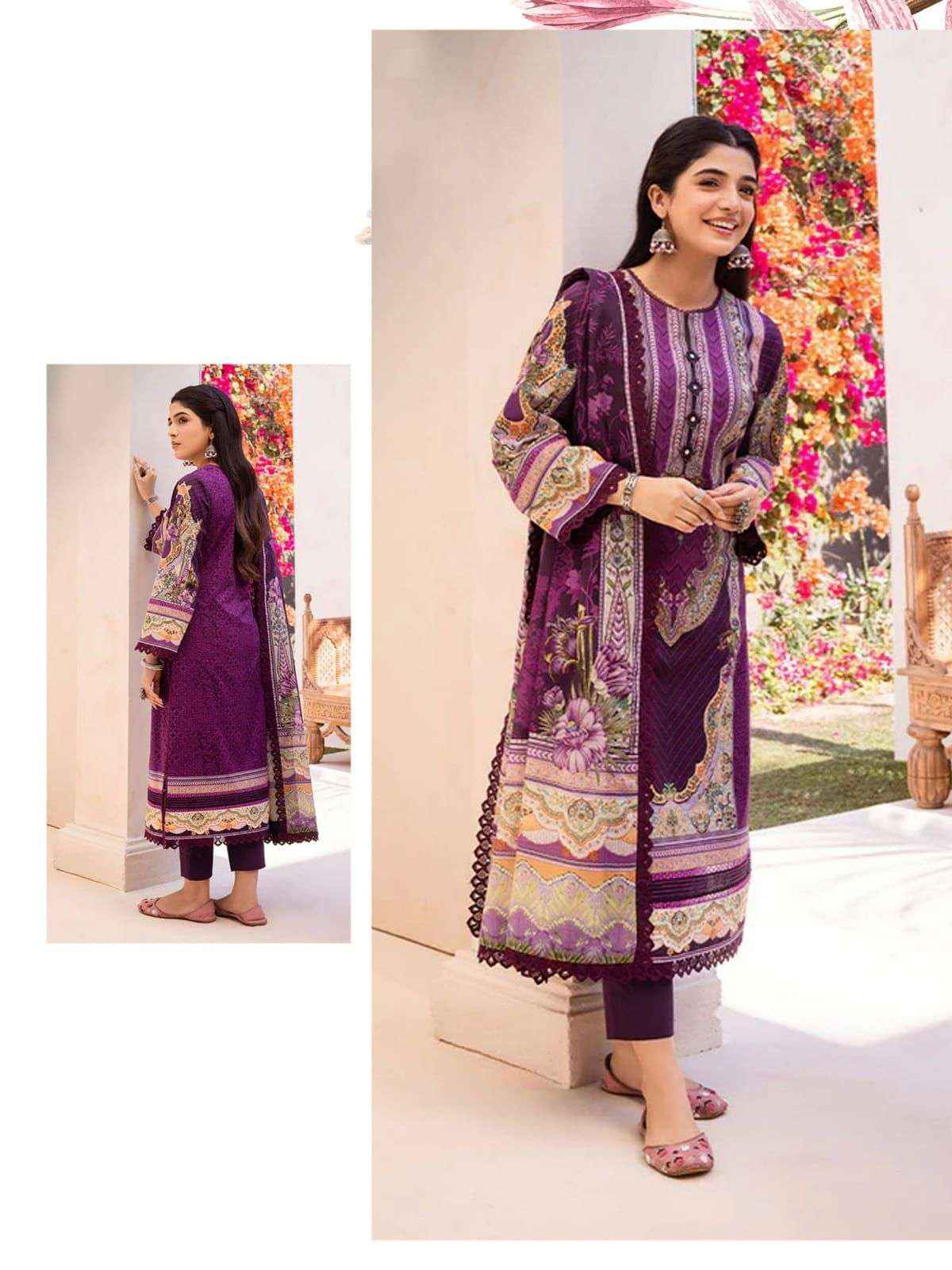 SHREE OM FAB RANG RASIYA ELAN LAWN COLLECTION COTTON SUITs ( 6 PCS CATALOG )