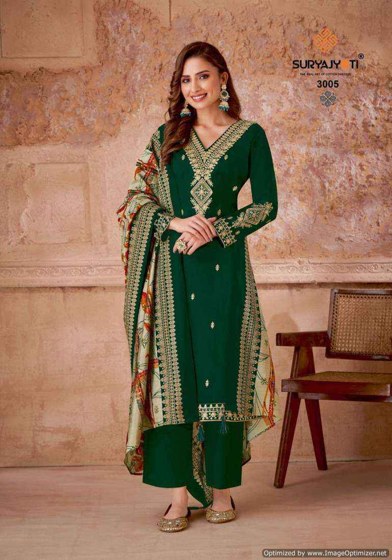 Suryajyoti Pashan Vol 3 Ladies Wear Fancy Salwar Suit Catalog Wholesales ( 6 pcs catalog )