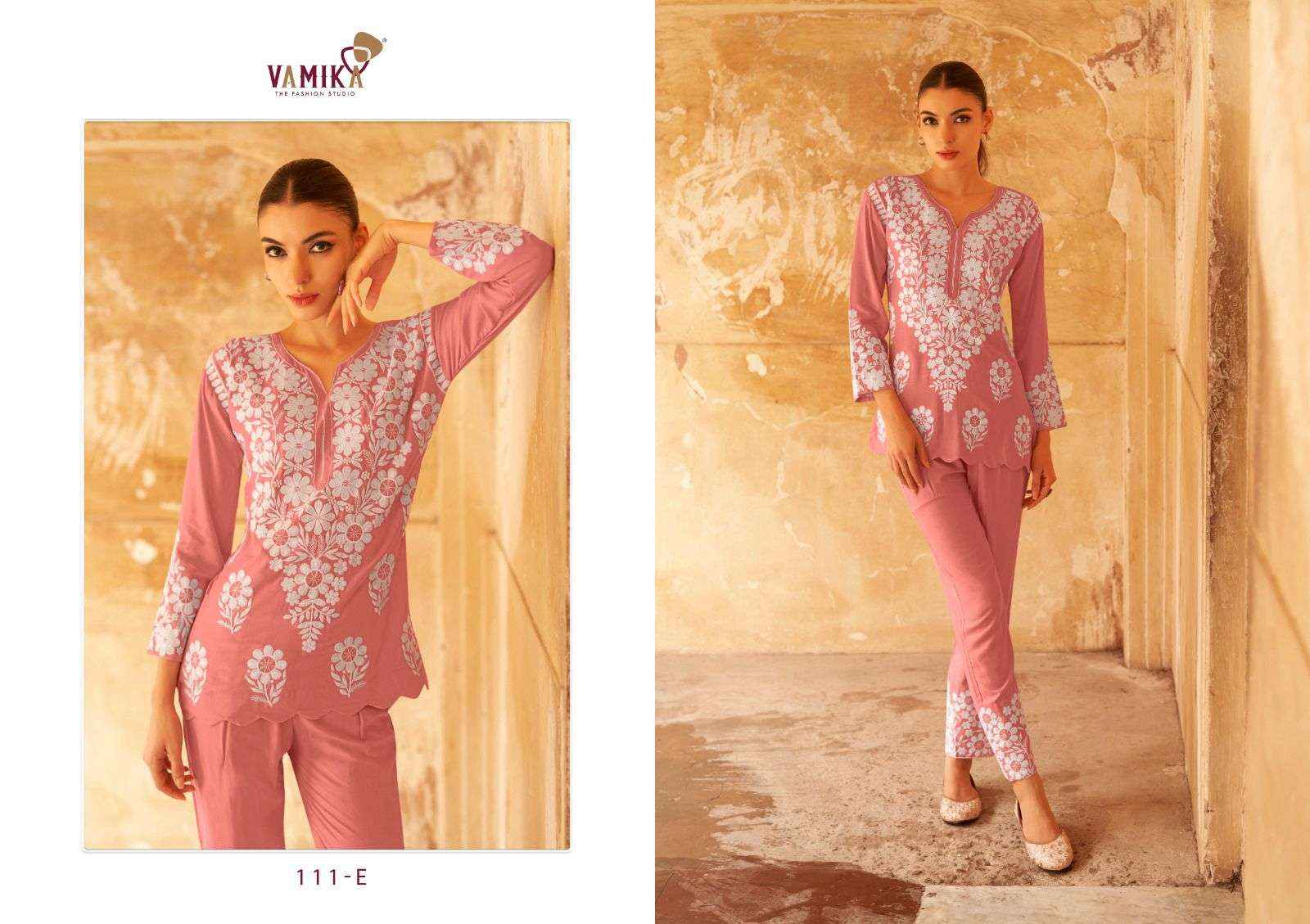 Vamika Veronica Vol 2 Fancy Rayon Cord Sets New Collection ( 5 pcs catalog )