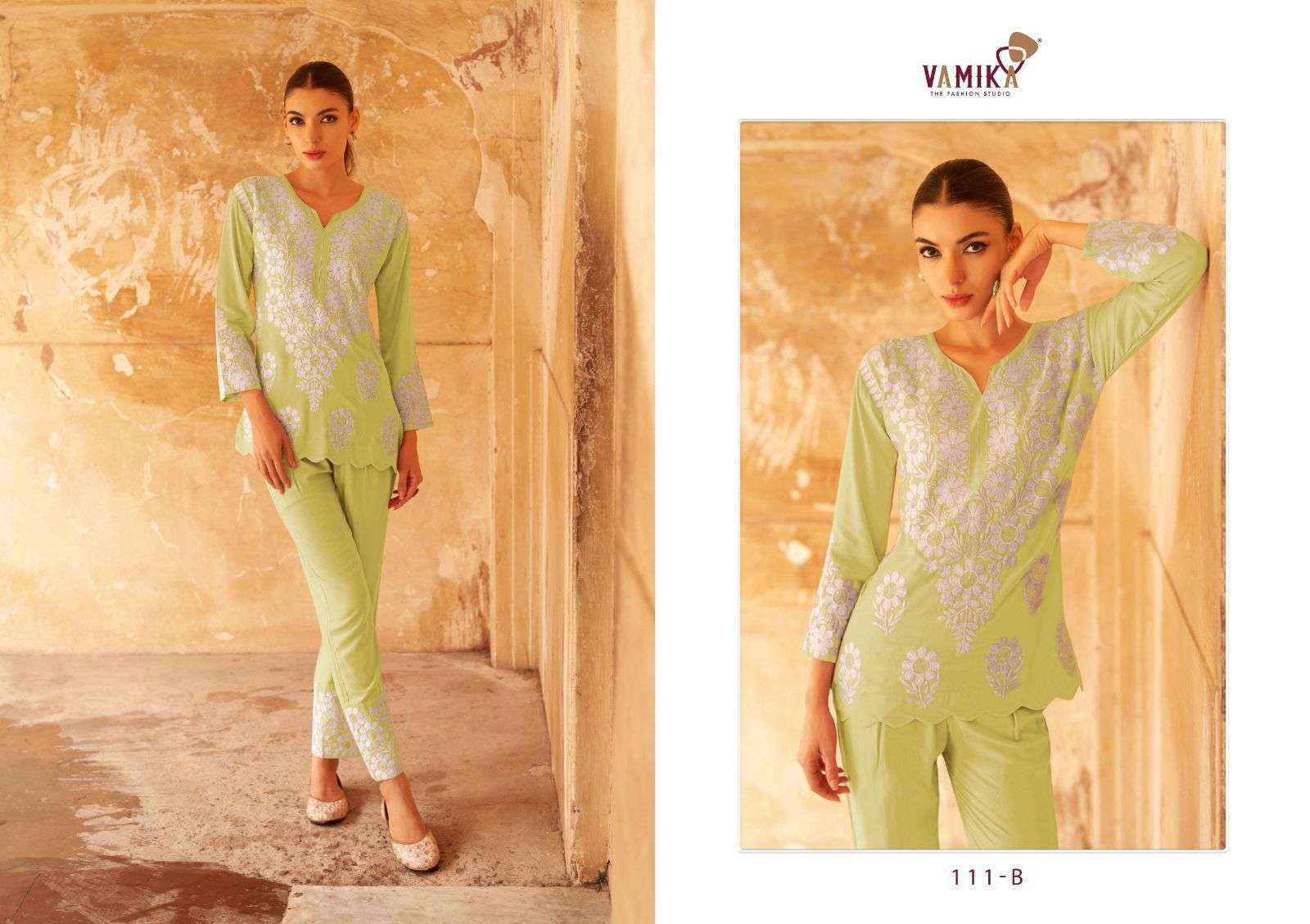 Vamika Veronica Vol 2 Fancy Rayon Cord Sets New Collection ( 5 pcs catalog )