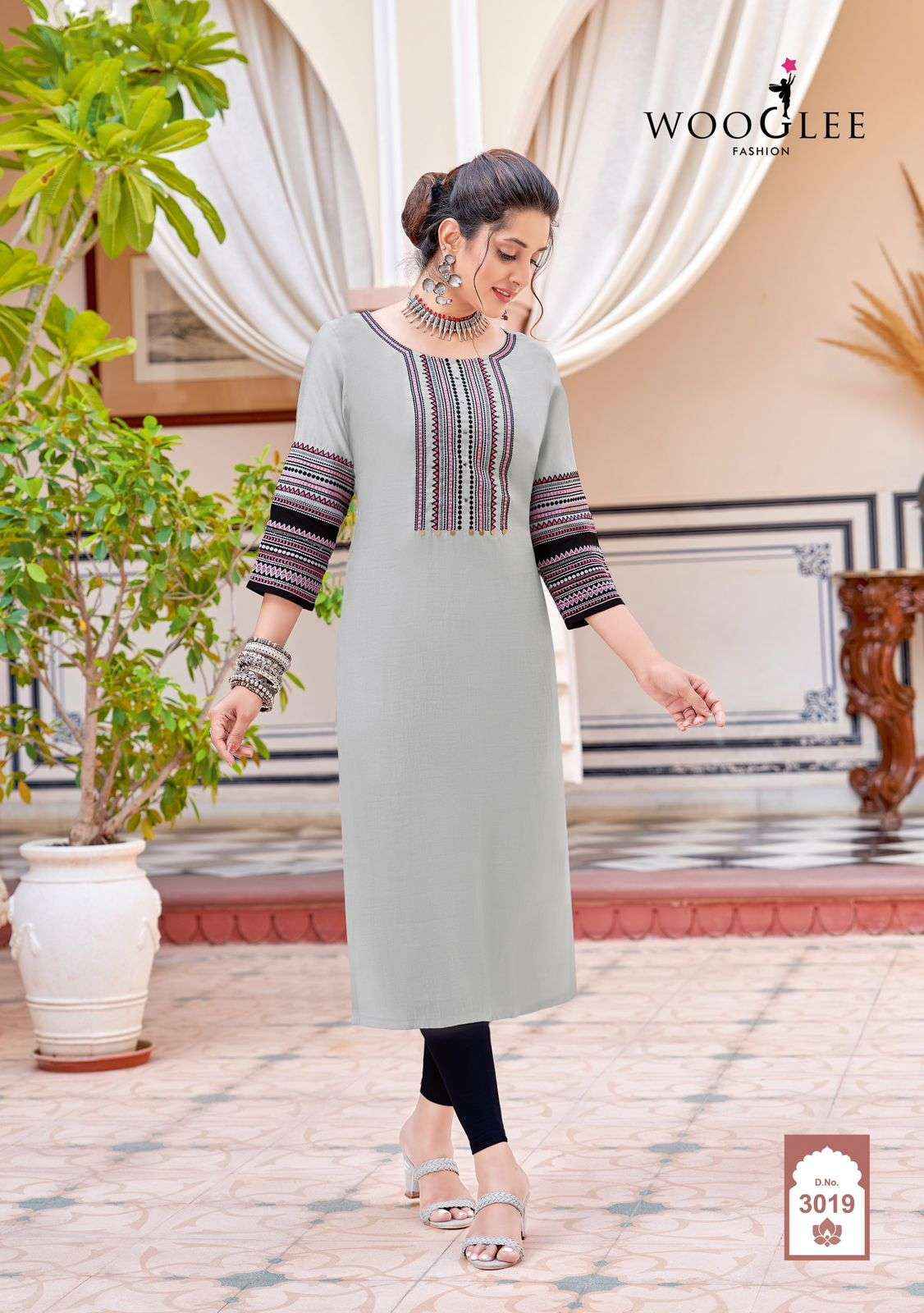 Wooglee Salonee Vol 5 Online Designer Kurtis Catalog ( 6 Pcs Catalog )