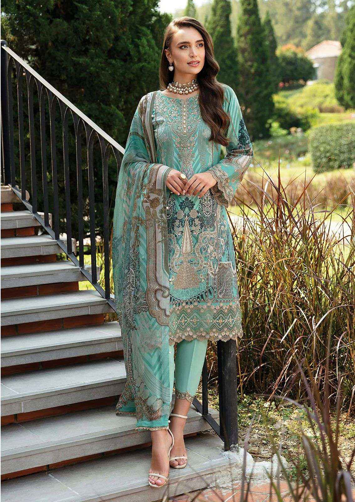 AL KARAM KESARIYA MAGIC IN PRINT VOL 12 COTTON PAKISTANI SUIT ( 6 PCS CATALOG )