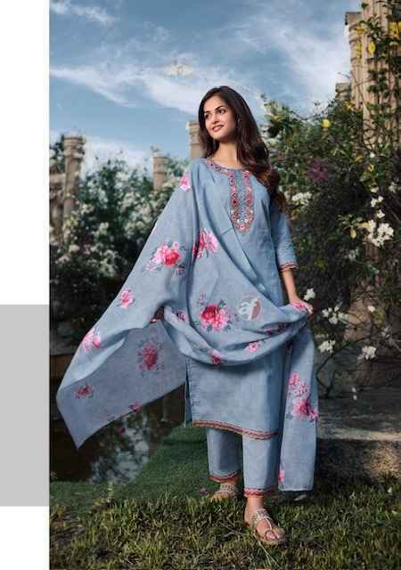 Anju Fabrics Patterns Vol 3 Cotton Kurti Combo 6 pcs Catalogue
