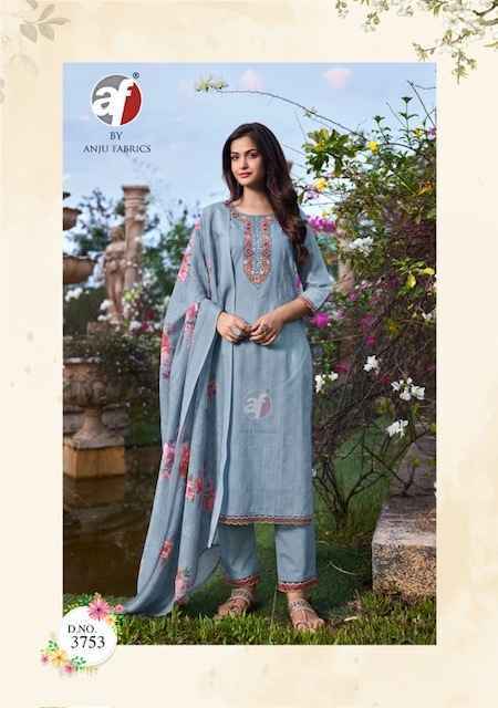 Anju Fabrics Patterns Vol 3 Cotton Kurti Combo 6 pcs Catalogue