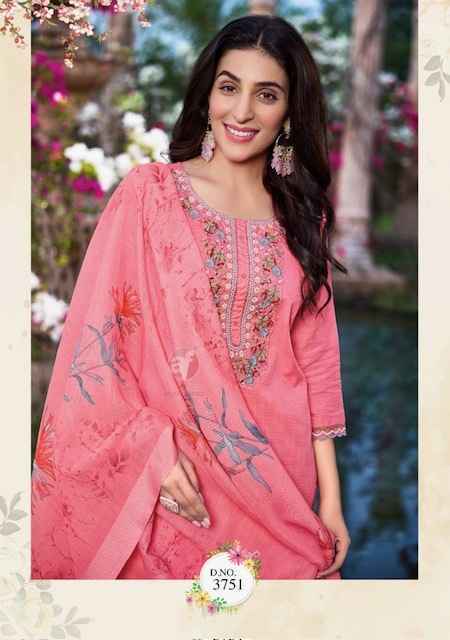 Anju Fabrics Patterns Vol 3 Cotton Kurti Combo 6 pcs Catalogue