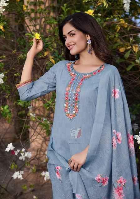 Anju Fabrics Patterns Vol 3 Cotton Kurti Combo 6 pcs Catalogue