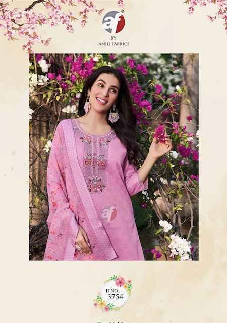 Anju Fabrics Patterns Vol 3 Cotton Kurti Combo 6 pcs Catalogue