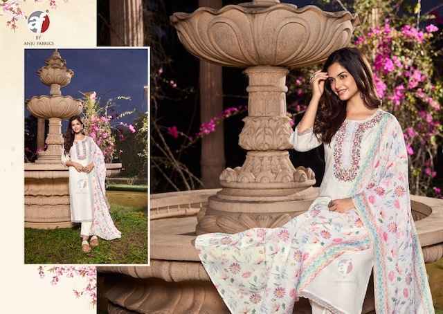 Anju Fabrics Patterns Vol 3 Cotton Kurti Combo 6 pcs Catalogue
