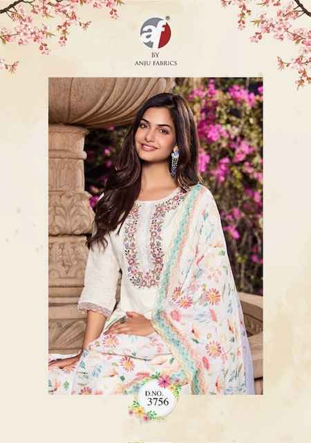 Anju Fabrics Patterns Vol 3 Cotton Kurti Combo 6 pcs Catalogue