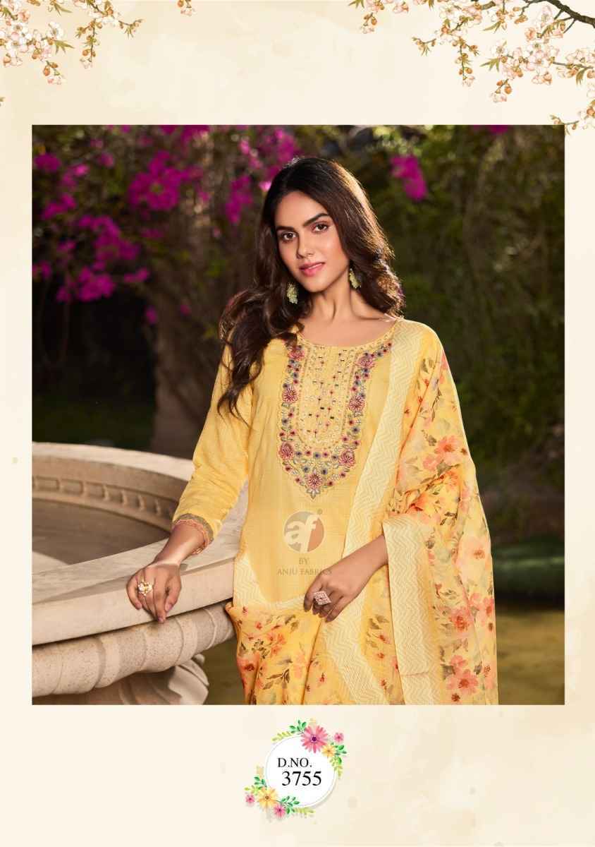 Anju Fabrics Patterns Vol 3 Cotton Kurti Combo 6 pcs Catalogue