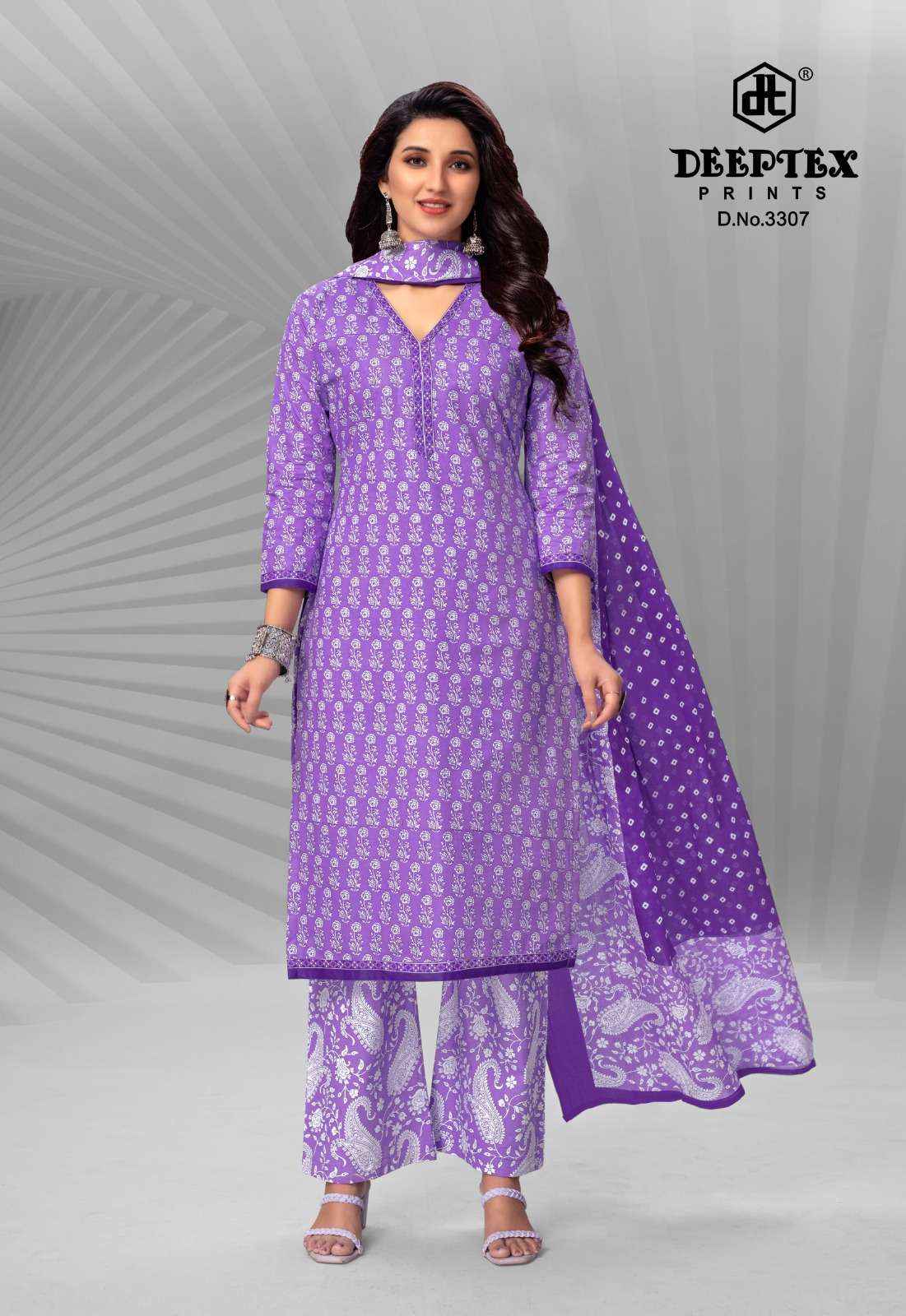 DEEPTEX PRINTS CHIEF GUEST VOL 33 PURE COTTON DRESS MATERIAL ( 15 PCS CATALOG )