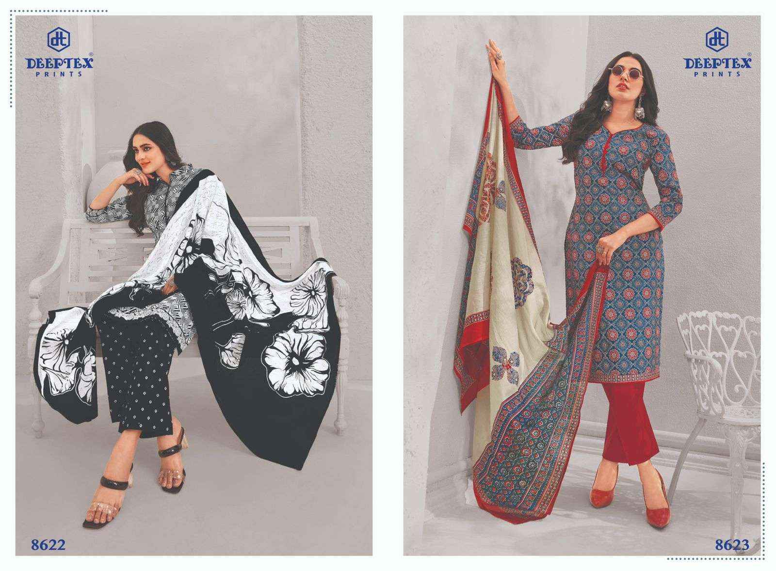 DEEPTEX PRINTS MISS INDIA VOL-86 PURE COTTON SALWAR KAMEEZ ( 26 PCS CATALOG )