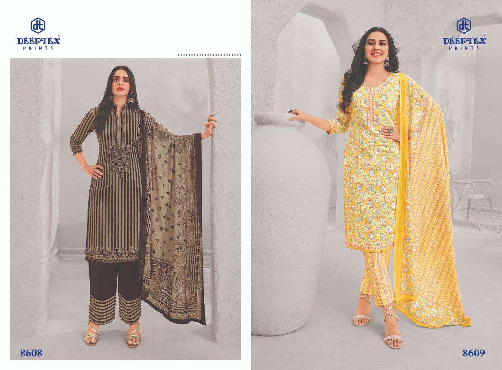 DEEPTEX PRINTS MISS INDIA VOL-86 PURE COTTON SALWAR KAMEEZ ( 26 PCS CATALOG )