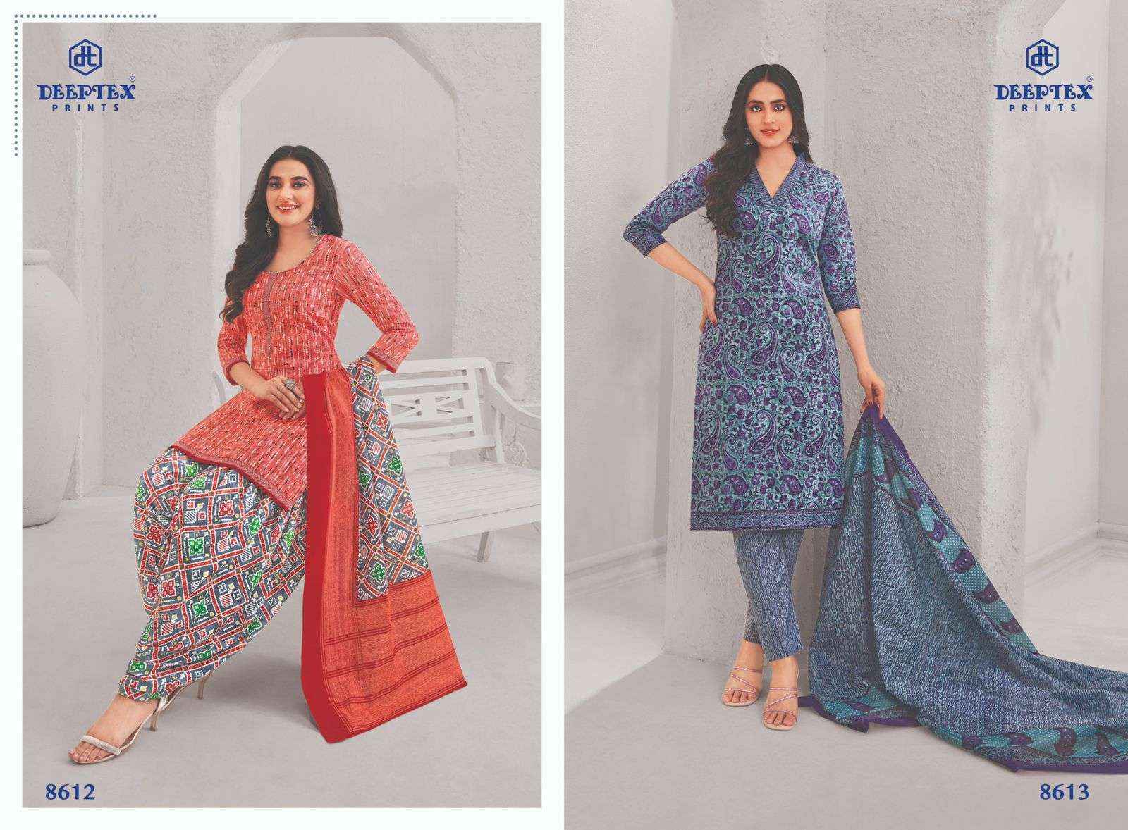 DEEPTEX PRINTS MISS INDIA VOL-86 PURE COTTON SALWAR KAMEEZ ( 26 PCS CATALOG )