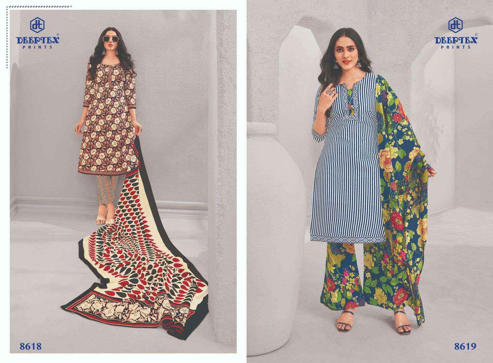 DEEPTEX PRINTS MISS INDIA VOL-86 PURE COTTON SALWAR KAMEEZ ( 26 PCS CATALOG )