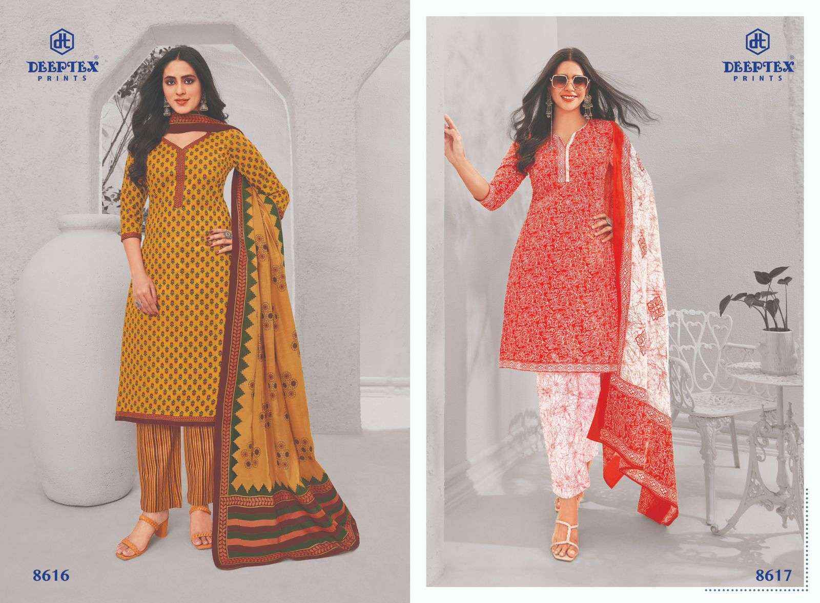 DEEPTEX PRINTS MISS INDIA VOL-86 PURE COTTON SALWAR KAMEEZ ( 26 PCS CATALOG )