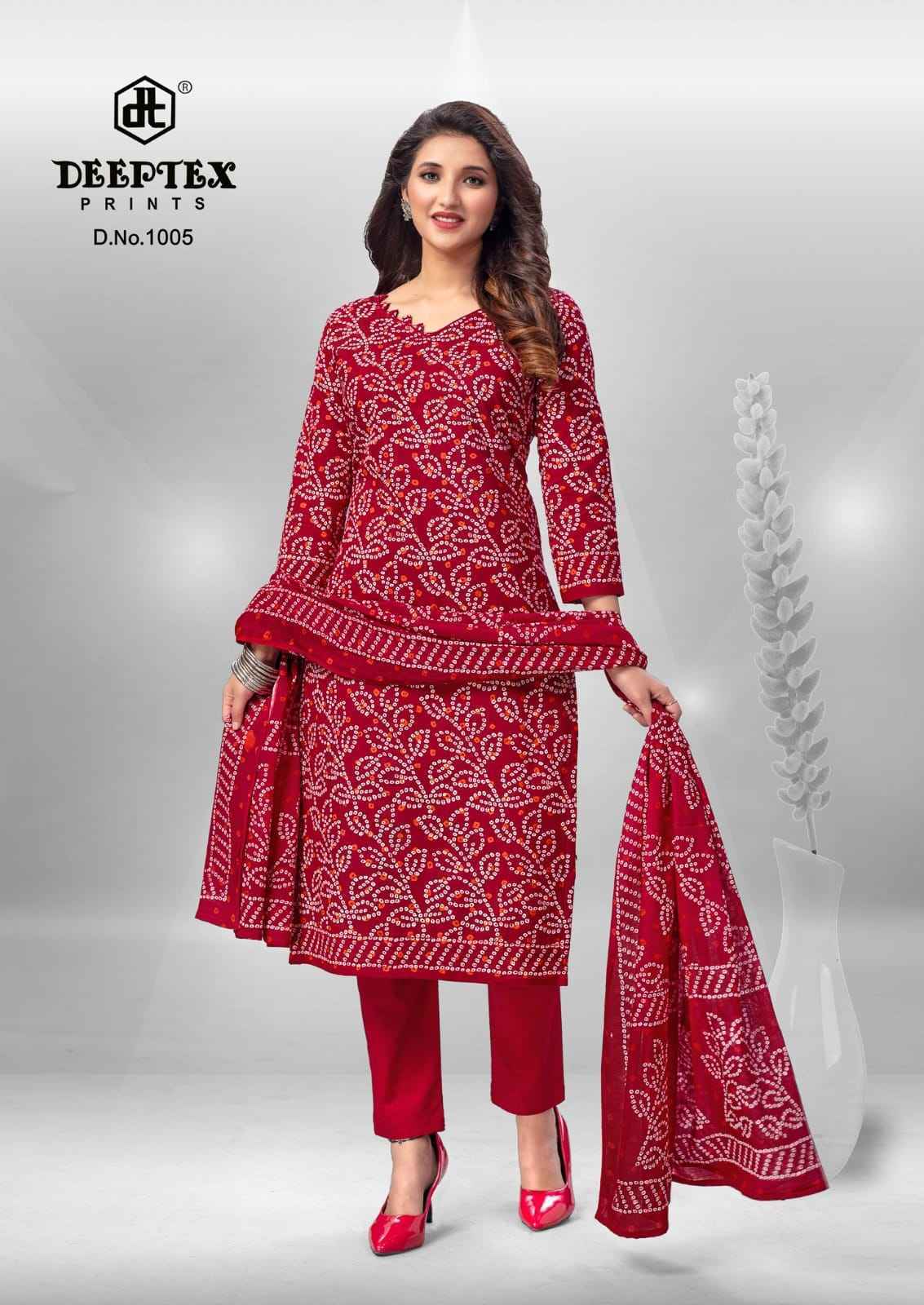 Deeptex Sanjeevani Vol 1Cotton Dress Material 8 pcs Cataloge