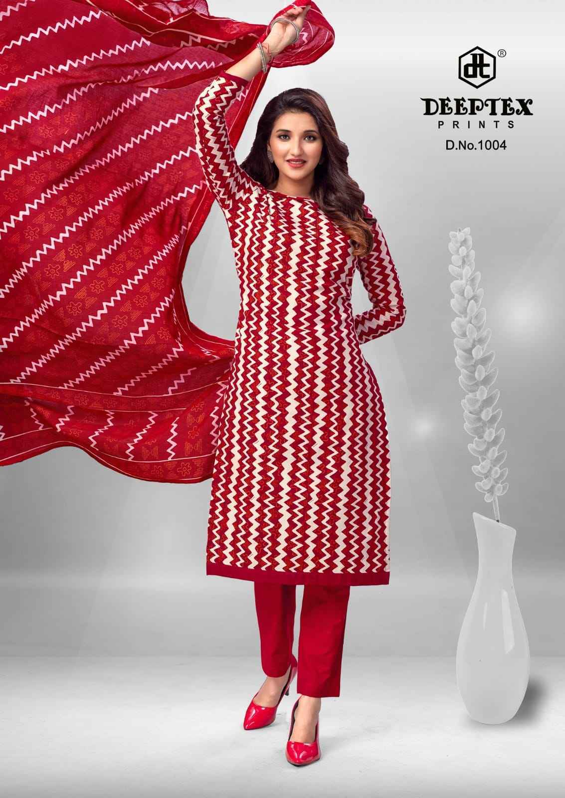 Deeptex Sanjeevani Vol 1Cotton Dress Material 8 pcs Cataloge