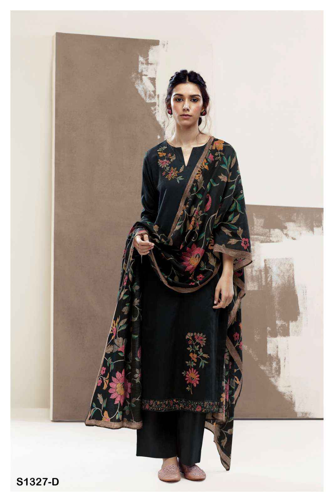 Ganga Ishana 1327 Exclusive Fancy Cotton Ladies Ganga Suit Collection (5 pcs catalog )