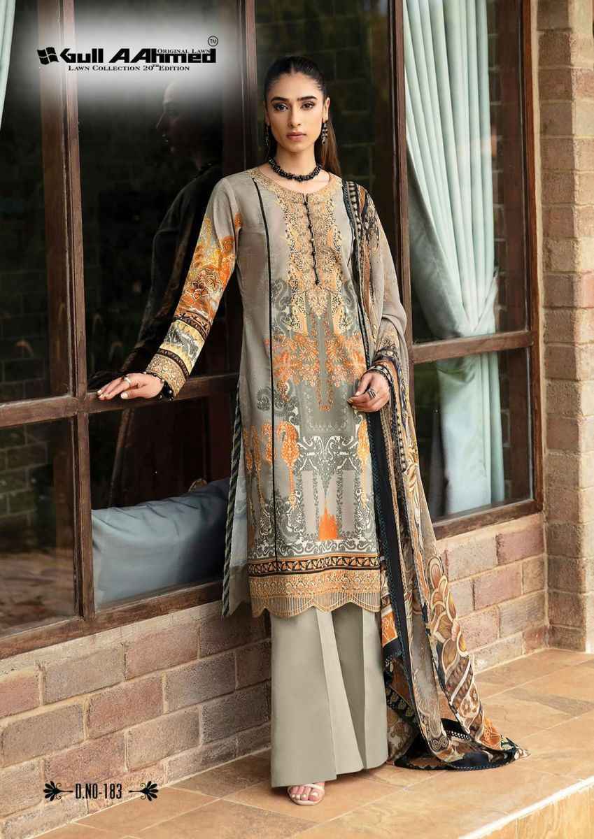 Gull Aahmed Lawn Collection Vol 20 Lawn Cotton Dress Material 6 pcs Catalogue