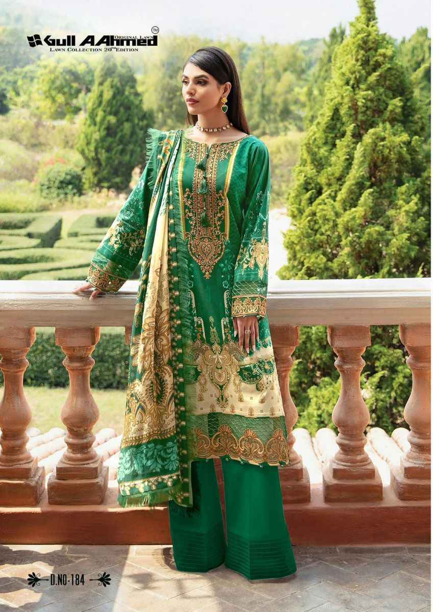 Gull Aahmed Lawn Collection Vol 20 Lawn Cotton Dress Material 6 pcs Catalogue