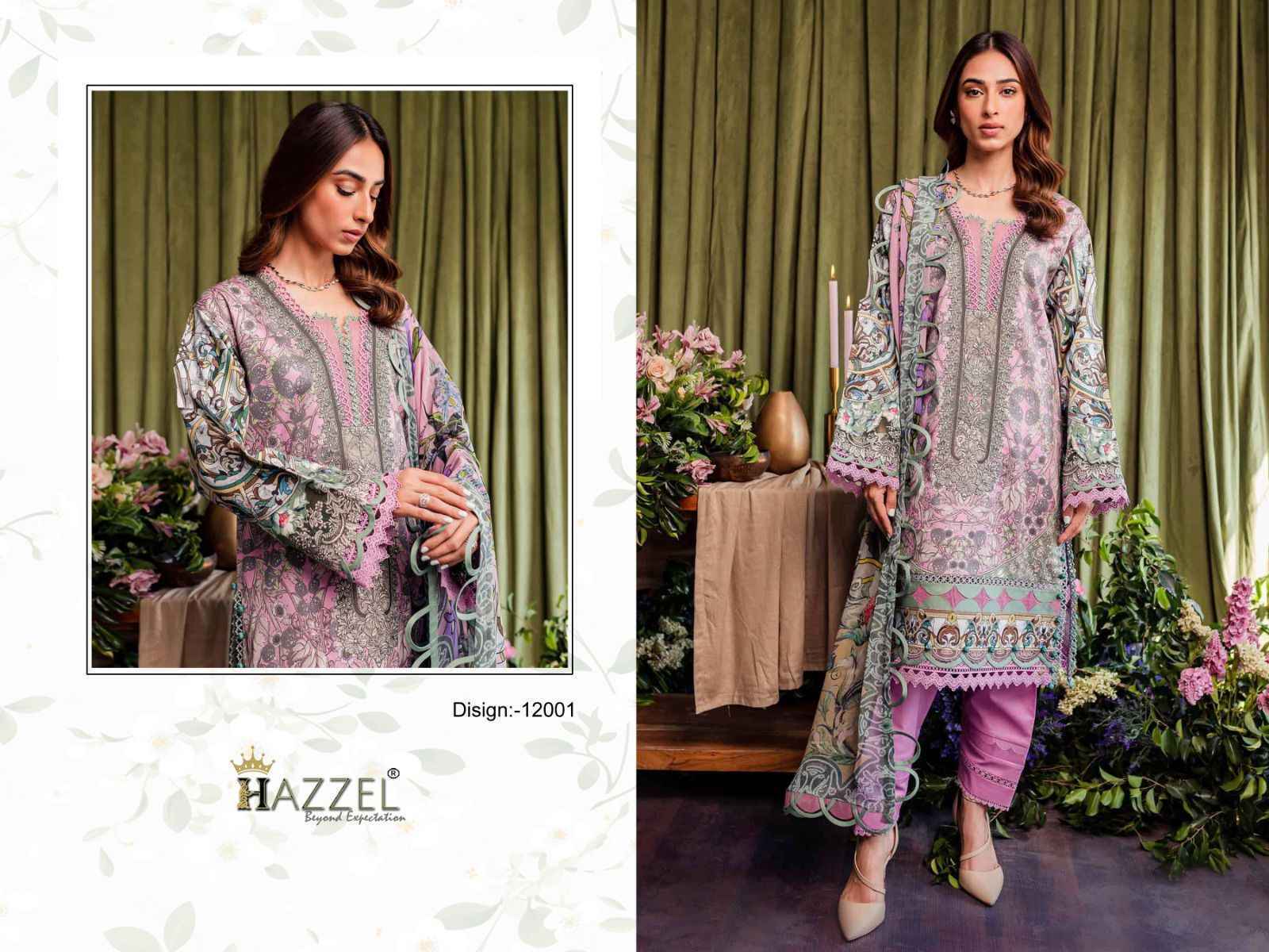 Hazzel Best Of Queens Court Vol-12 Cotton Dress Material 4 Pc Catalog