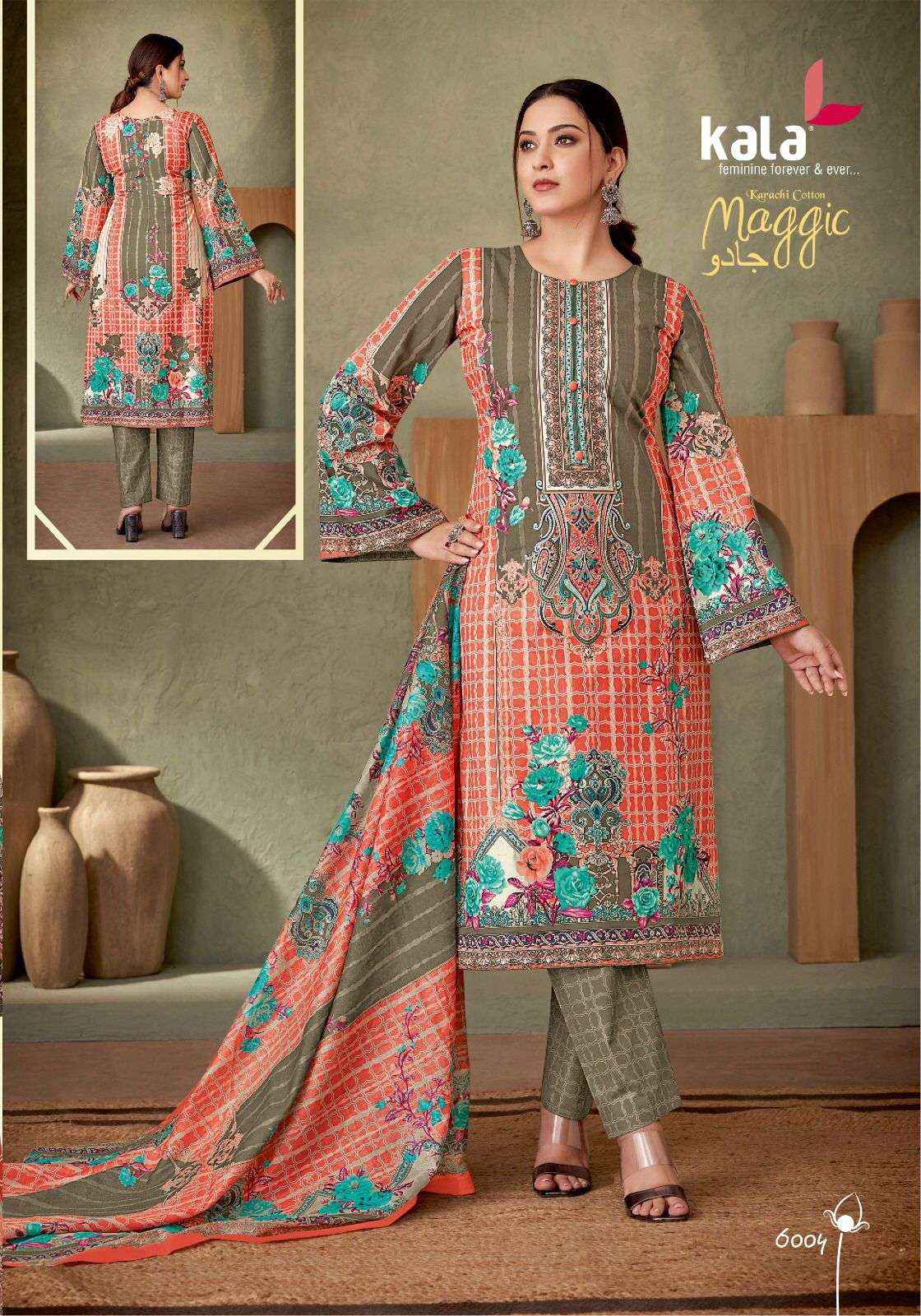 KALA FASHION MAGGIC VOL 21 COTTON KARACHI SUIT ( 12 pCS CATALOG )