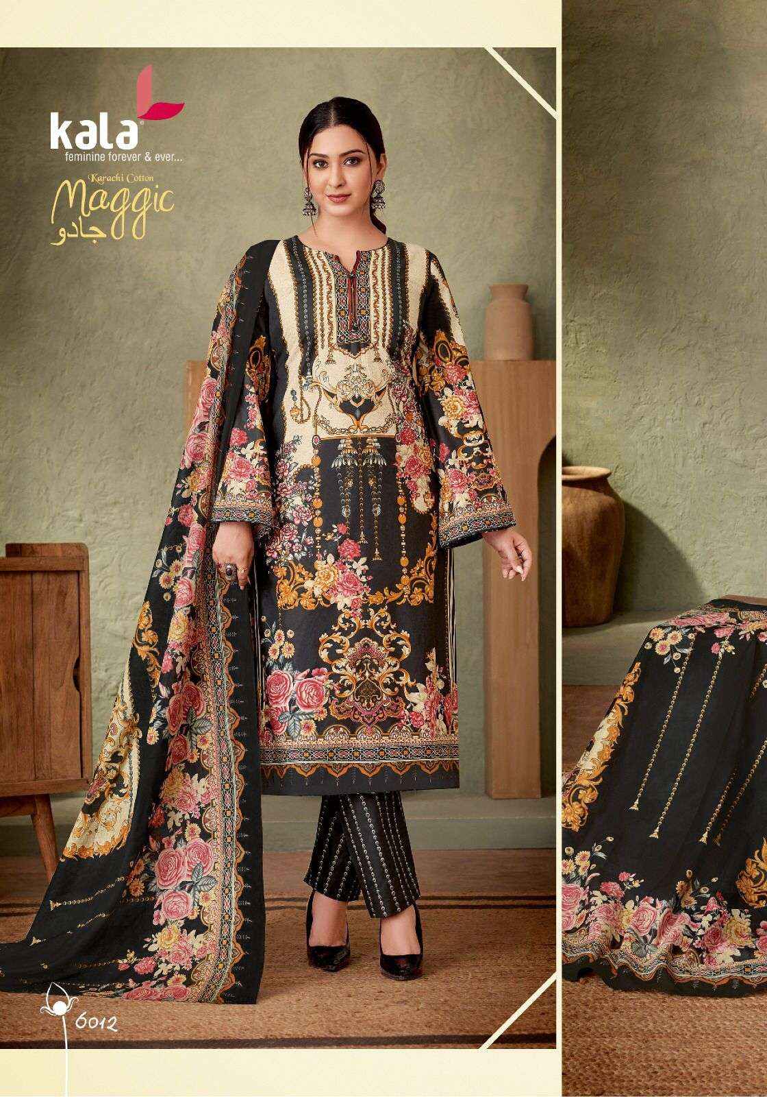 KALA FASHION MAGGIC VOL 21 COTTON KARACHI SUIT ( 12 pCS CATALOG )