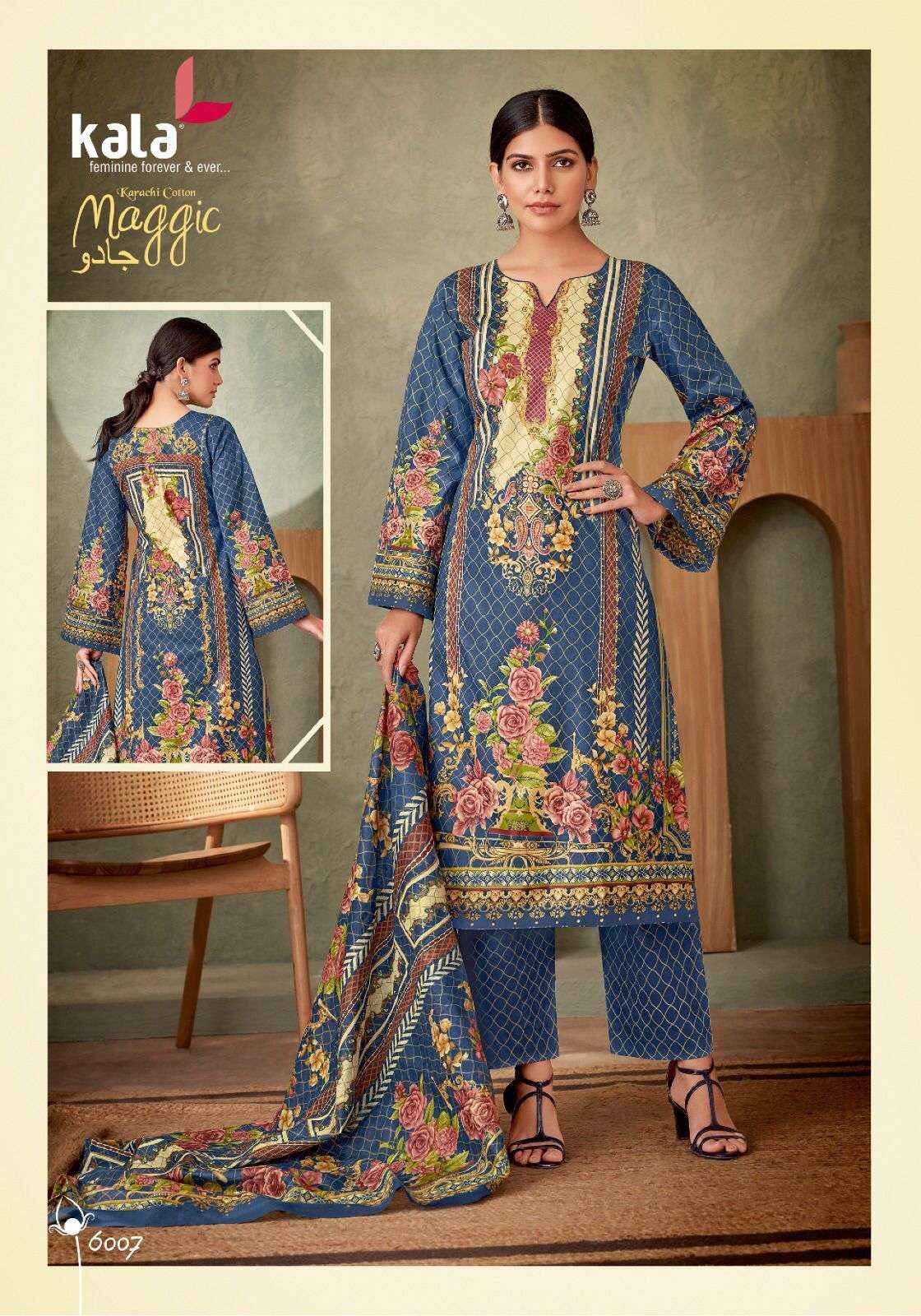 KALA FASHION MAGGIC VOL 21 COTTON KARACHI SUIT ( 12 pCS CATALOG )