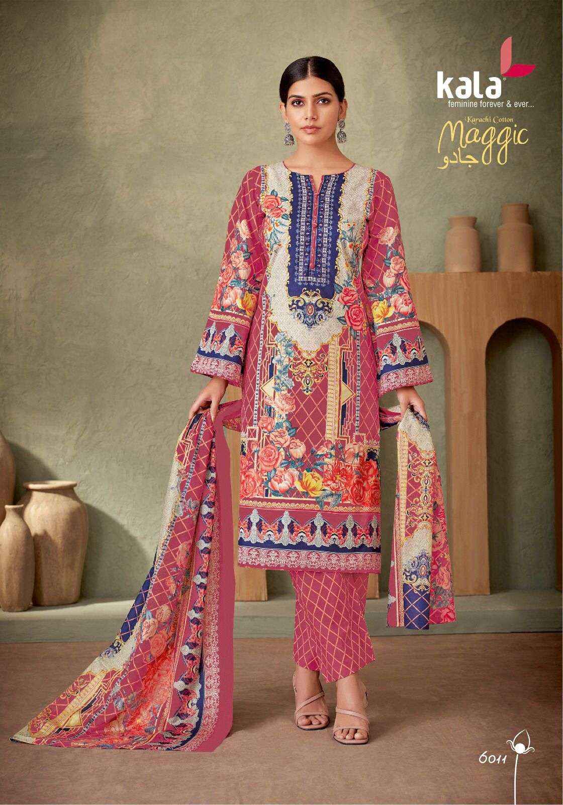 KALA FASHION MAGGIC VOL 21 COTTON KARACHI SUIT ( 12 pCS CATALOG )