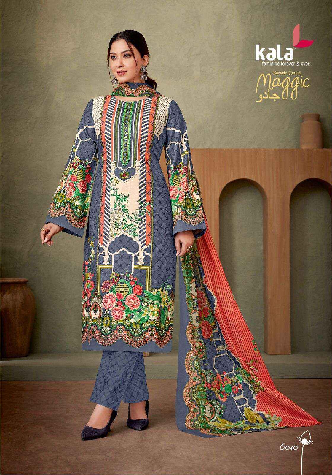 KALA FASHION MAGGIC VOL 21 COTTON KARACHI SUIT ( 12 pCS CATALOG )