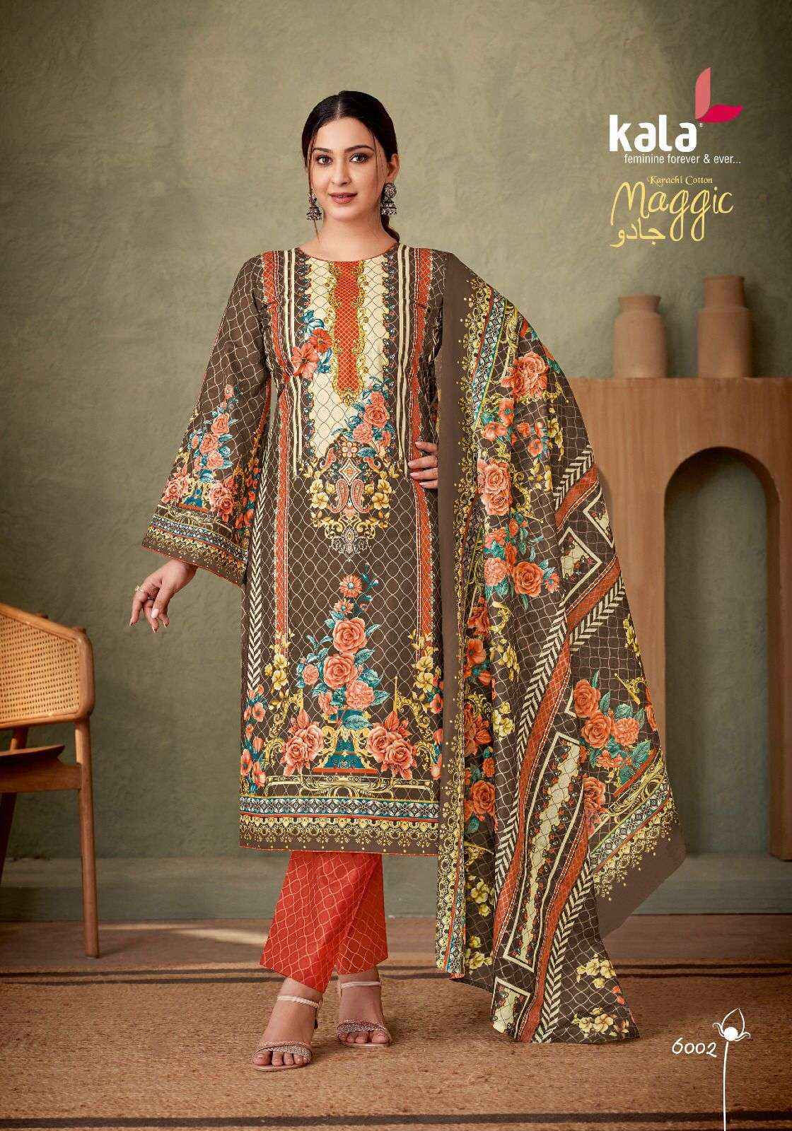 KALA FASHION MAGGIC VOL 21 COTTON KARACHI SUIT ( 12 pCS CATALOG )