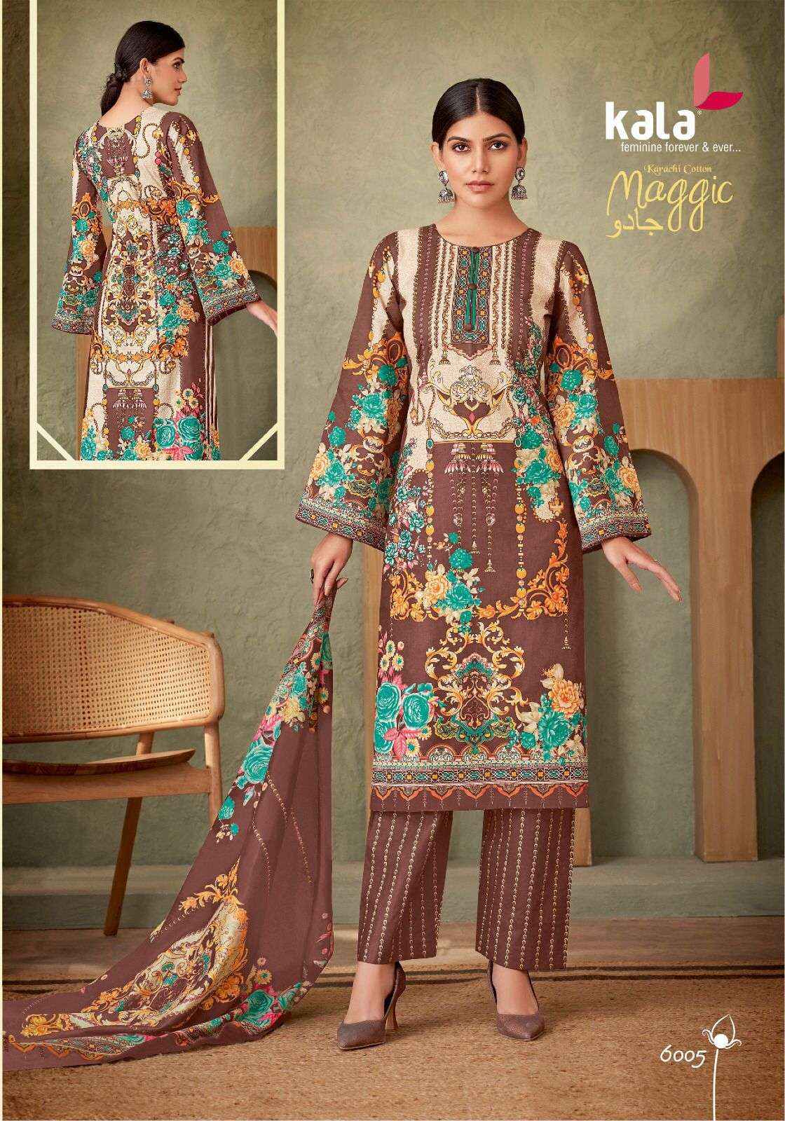 KALA FASHION MAGGIC VOL 21 COTTON KARACHI SUIT ( 12 pCS CATALOG )