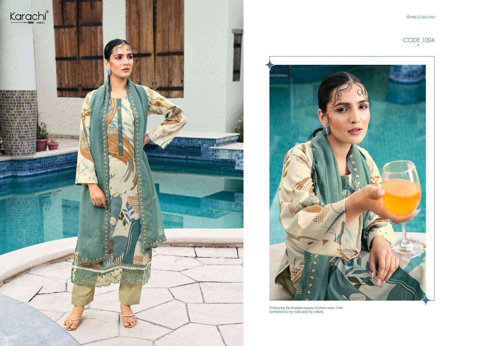 Karachi Prints Kesar Summer Swag Pure Jam Suits ( 4 Pcs Catalog ) 