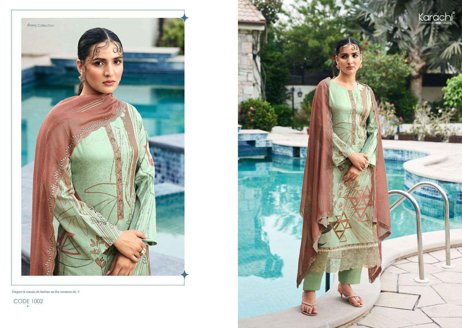 Karachi Prints Kesar Summer Swag Pure Jam Suits ( 4 Pcs Catalog ) 