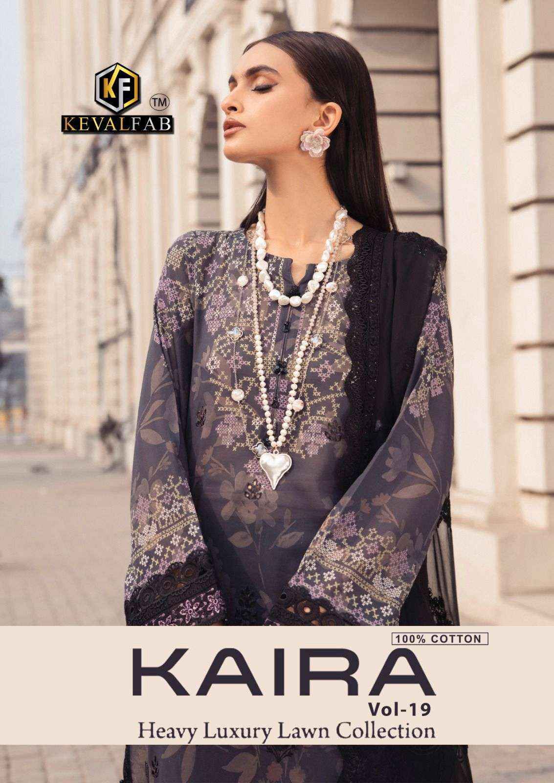 KEVAL FAB KAIRA VOL 19 COTTON DIGITAL READYMADE SUIT ( 6 PCS CATALOG )