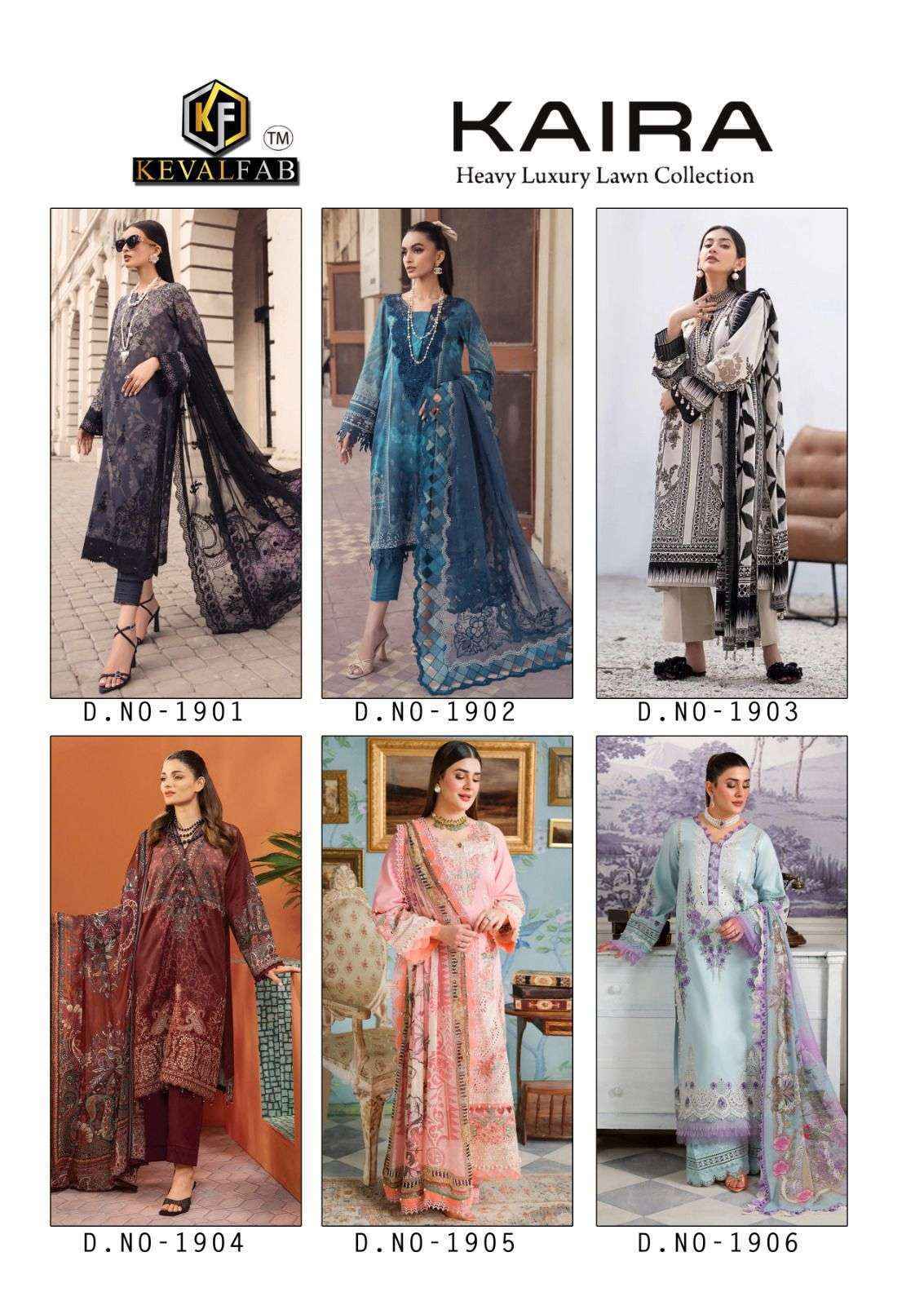 KEVAL FAB KAIRA VOL 19 COTTON DIGITAL READYMADE SUIT ( 6 PCS CATALOG )