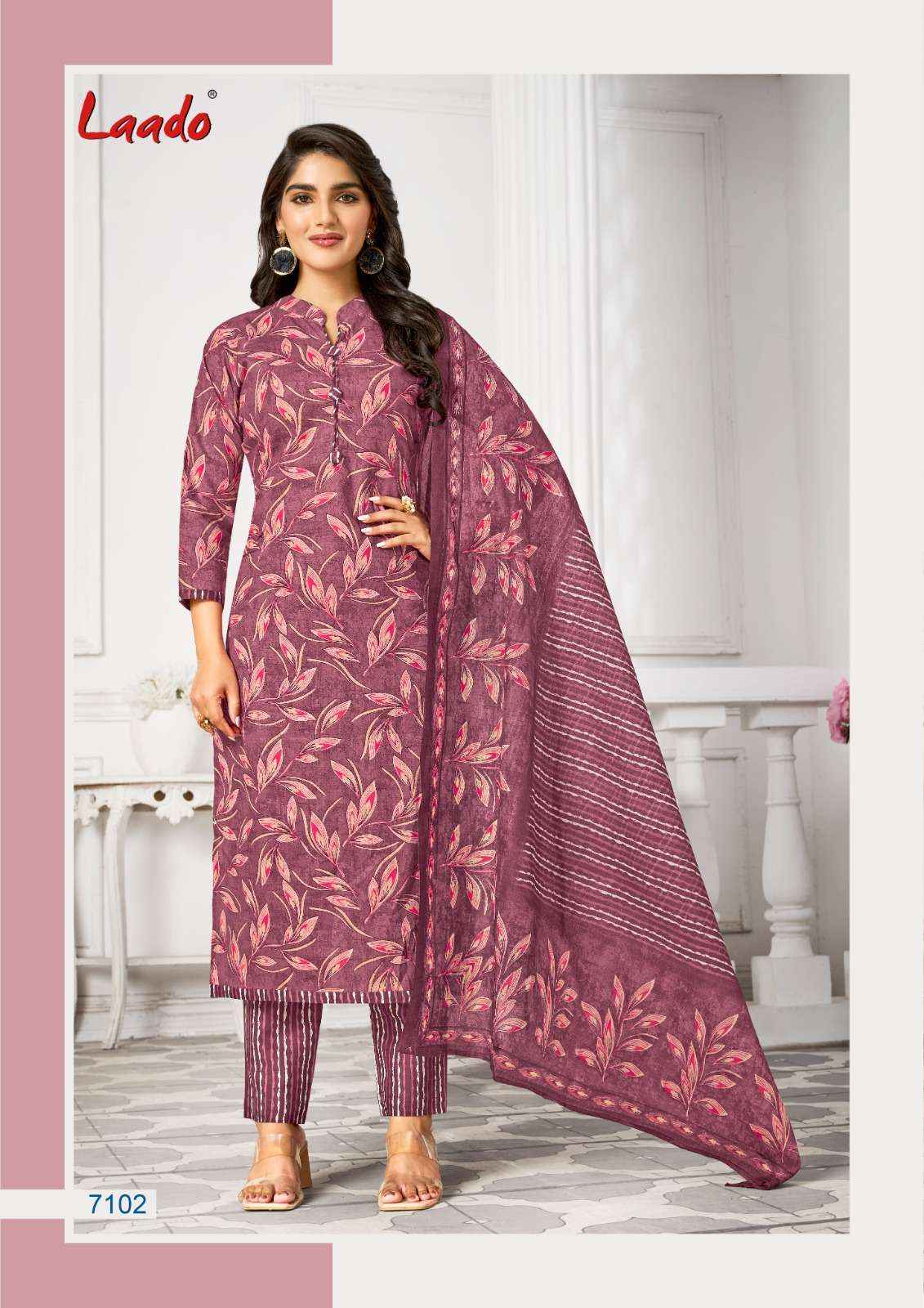 LAADO VOL 71 COTTON PRINTS REGULAR WEAR DRESS MATERIAL ( 20 PCS CATALOG )