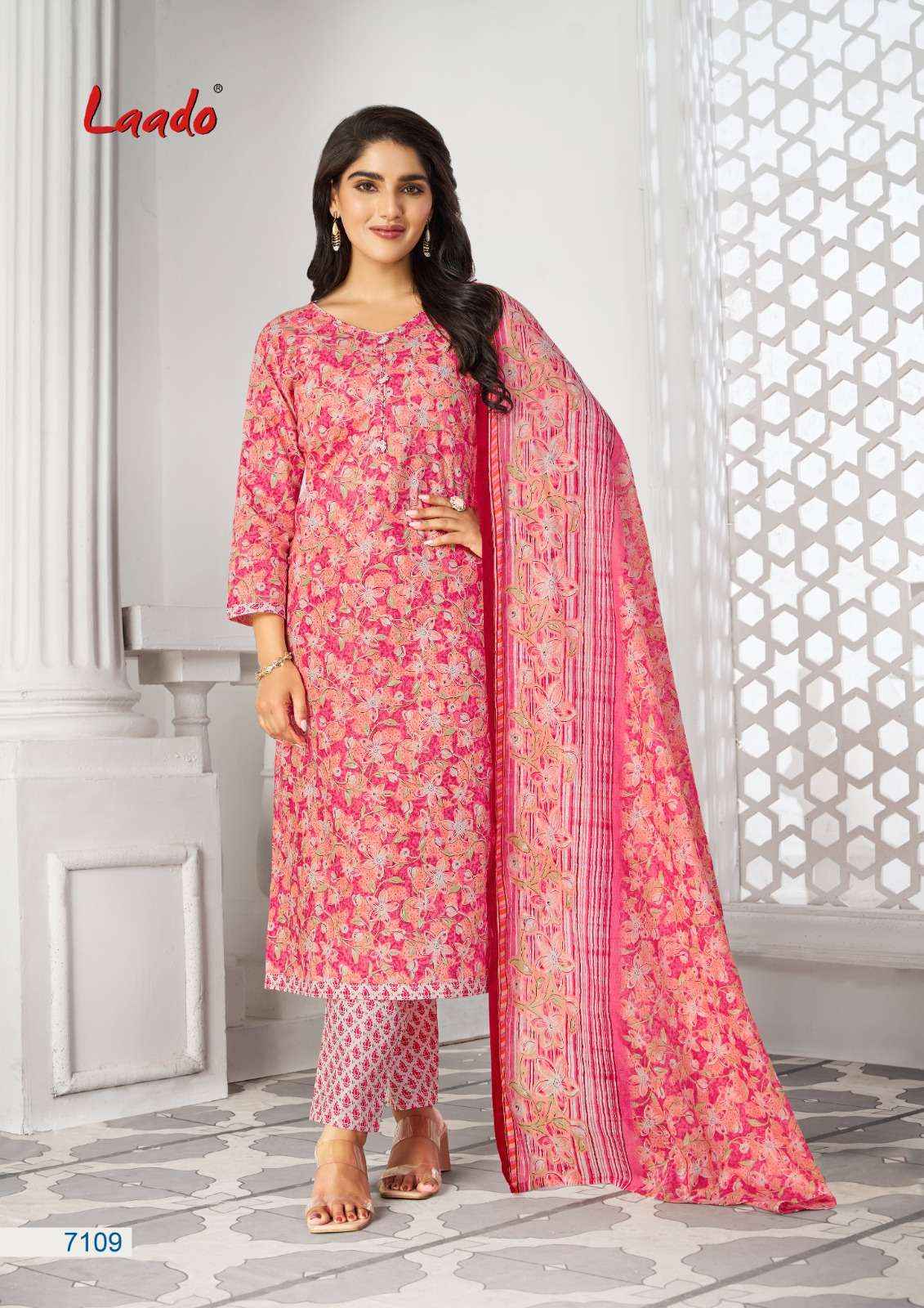 LAADO VOL 71 COTTON PRINTS REGULAR WEAR DRESS MATERIAL ( 20 PCS CATALOG )